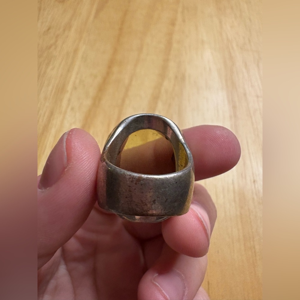 Vintage Silver Statement Ring - image 2